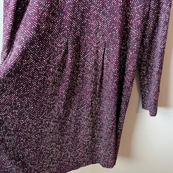 J. Jill Rayon & Lycra Purple Dress Wearever Collection Size Small - Picture 8 of 12